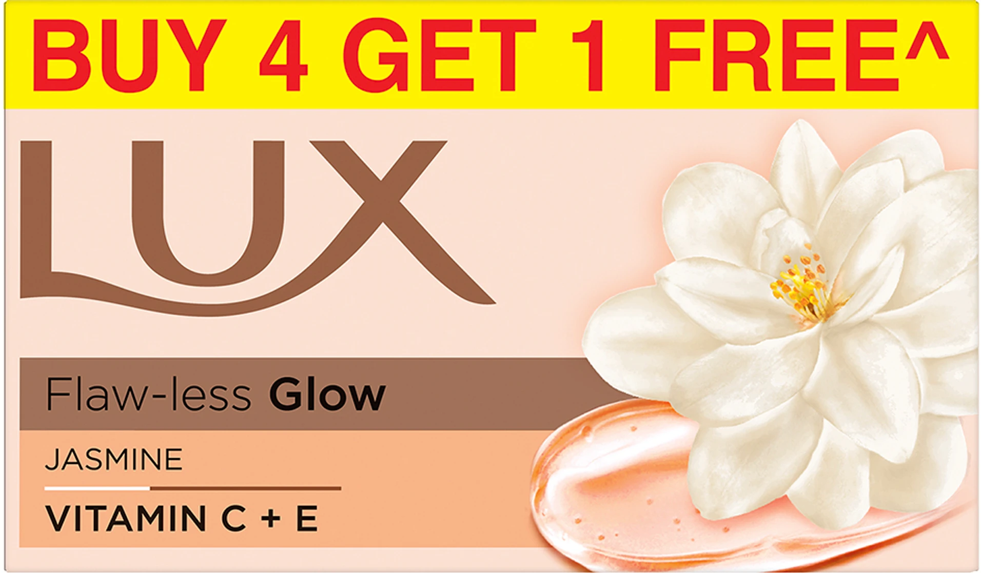 Lux soap Flawless Glow 100G Pk Of 5