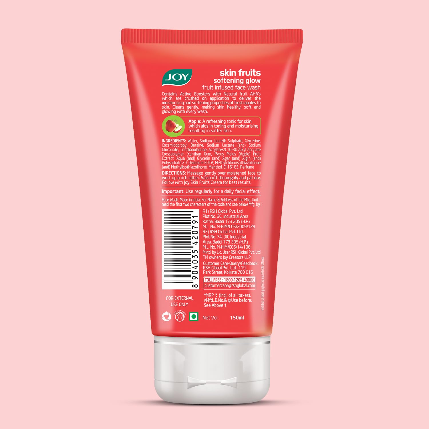 Joy Skin Fruits Softening Glow Face Wash 100Ml