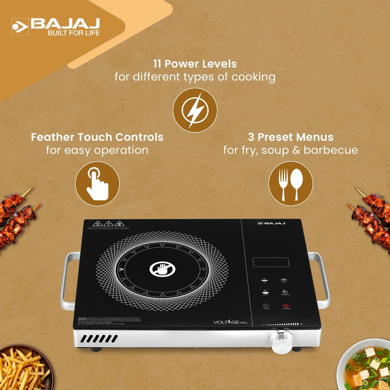 Bajaj LRX 220F Infrared Cooktop