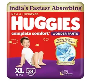 Huggies Complete Comfort Wonderpants Xl 34