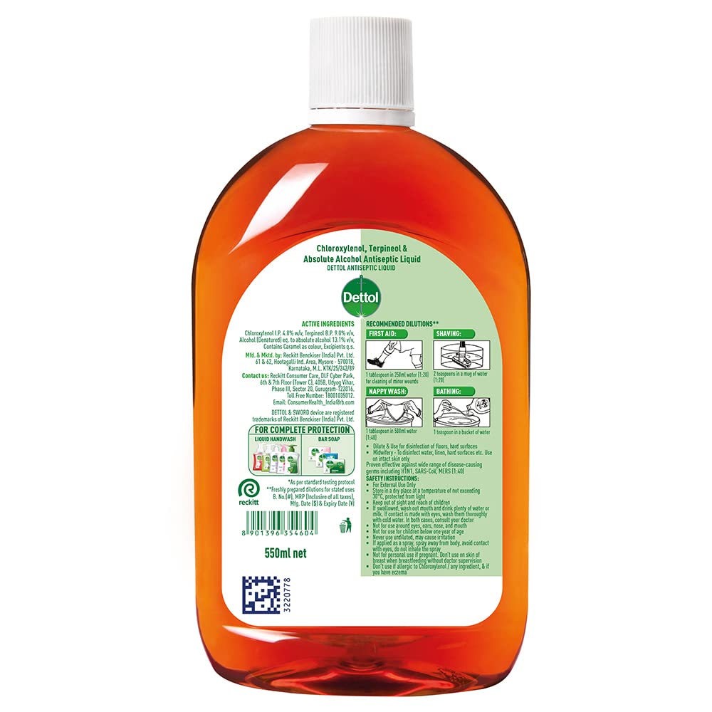 Dettol Liquid 550Ml
