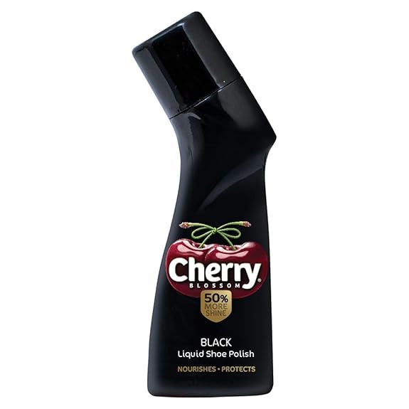 Cherry Liquid Polish Black Leather Oil75Ml