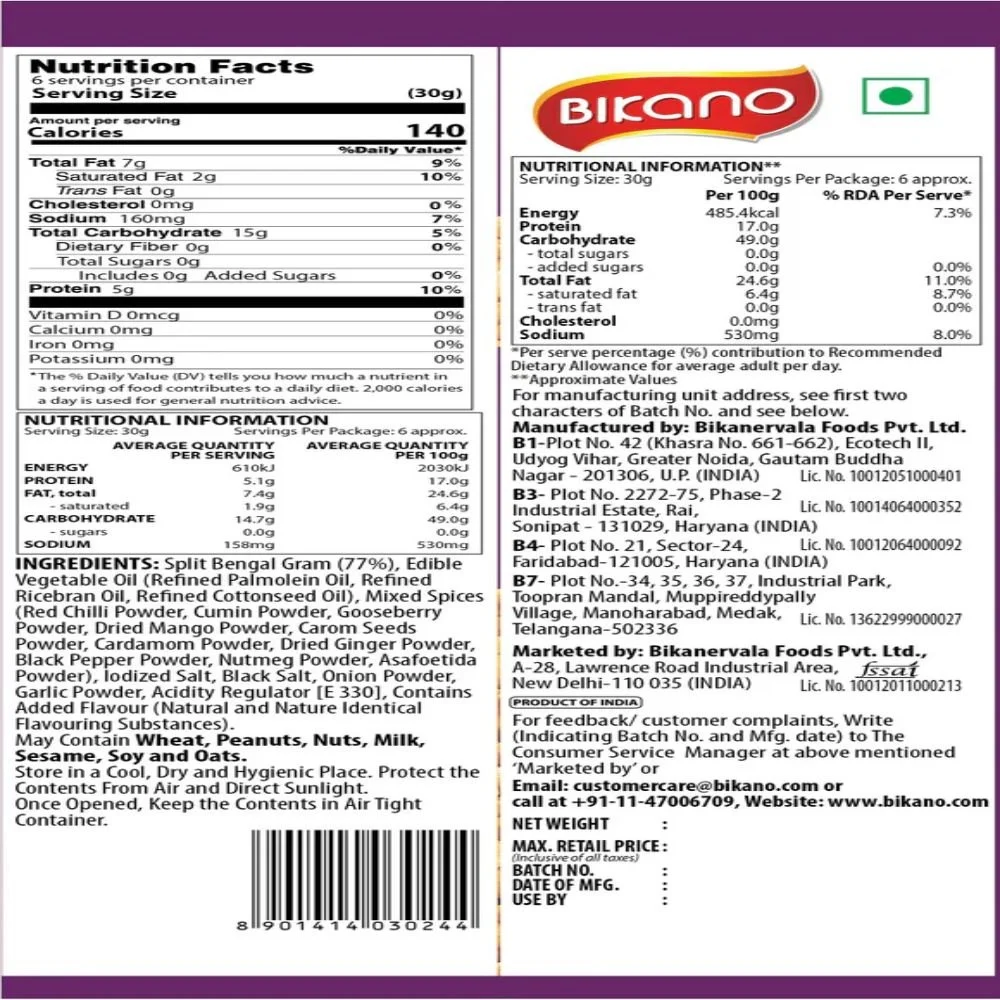 Namkeen Chana Dal 200G