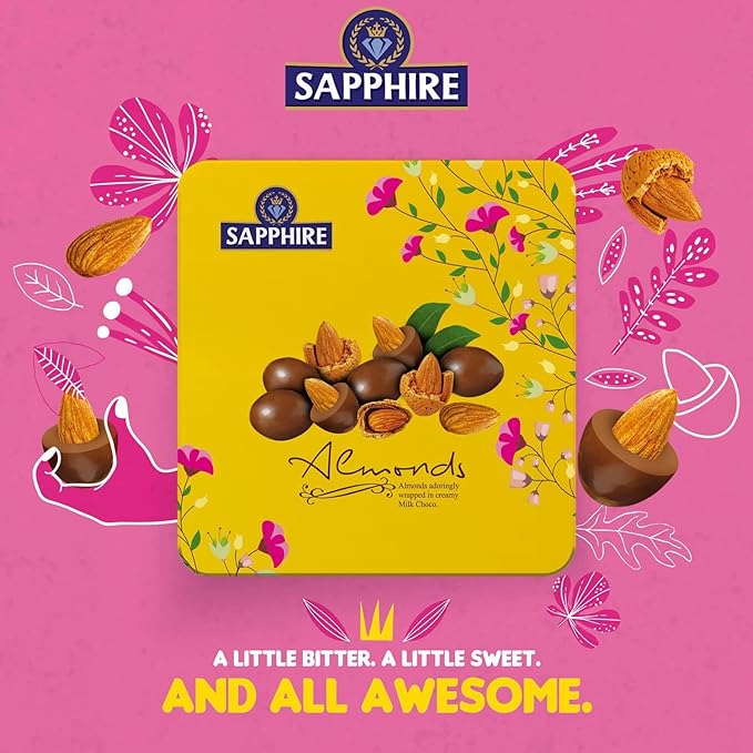 Toffee Sapphire Chococoated Nuts Assorted 200 G