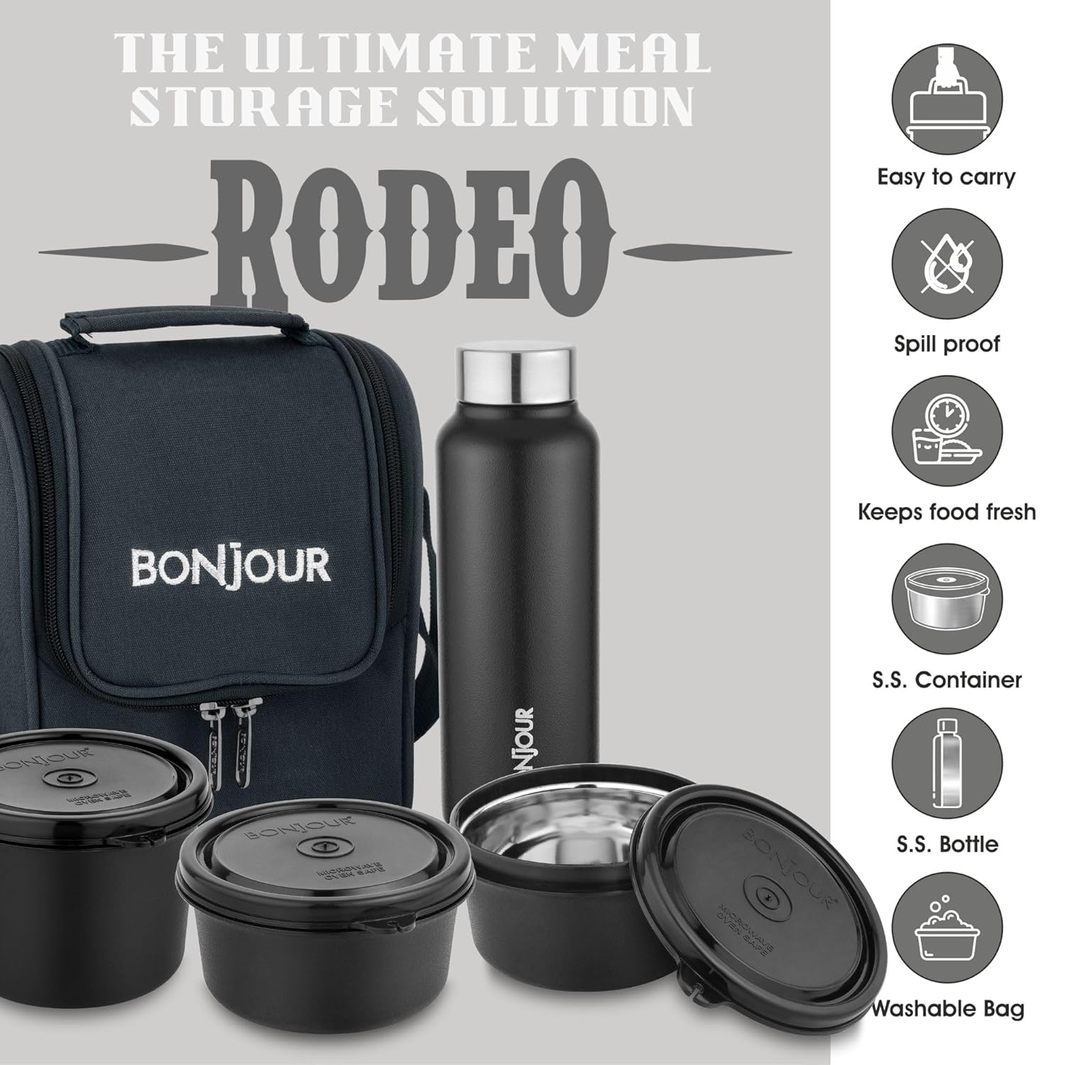 Rodeo All In One Softline tiffin box