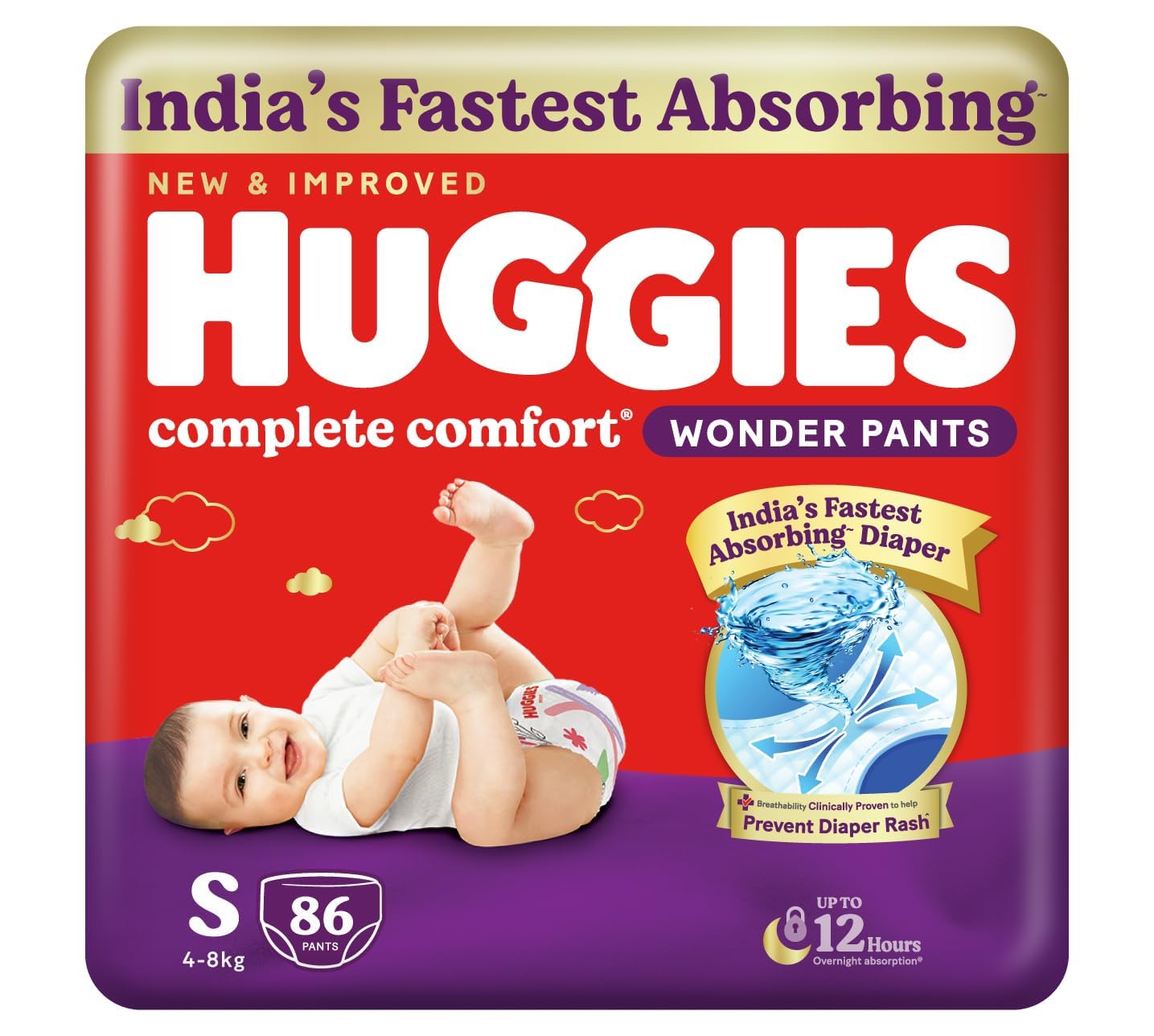 Huggies Complete Comfort Wonderpants S86