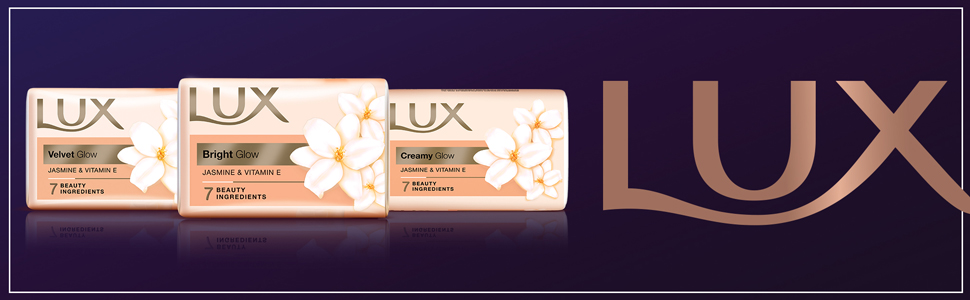 Lux Velvet Glow soap 3X150G