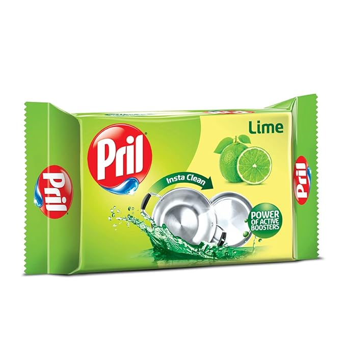 Pril Lime Dishwash Bar 400G
